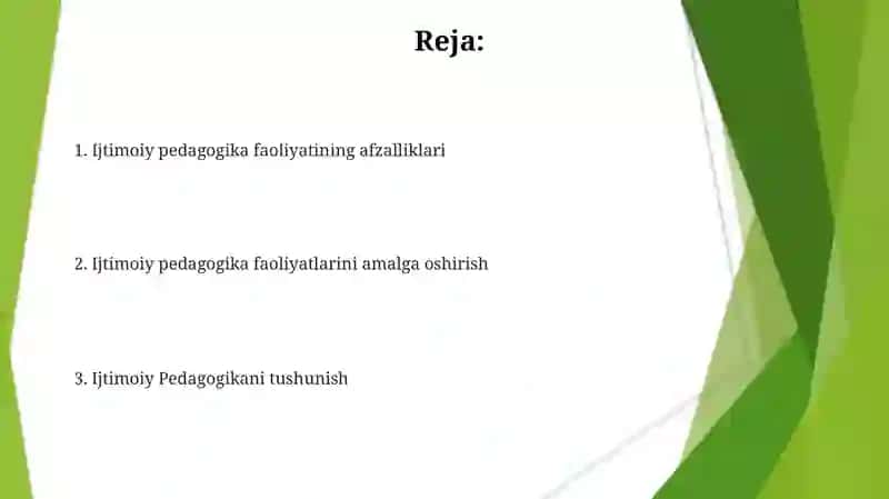 Ijtimoiy pedogogik faoliyat turlarining ahamyati 2