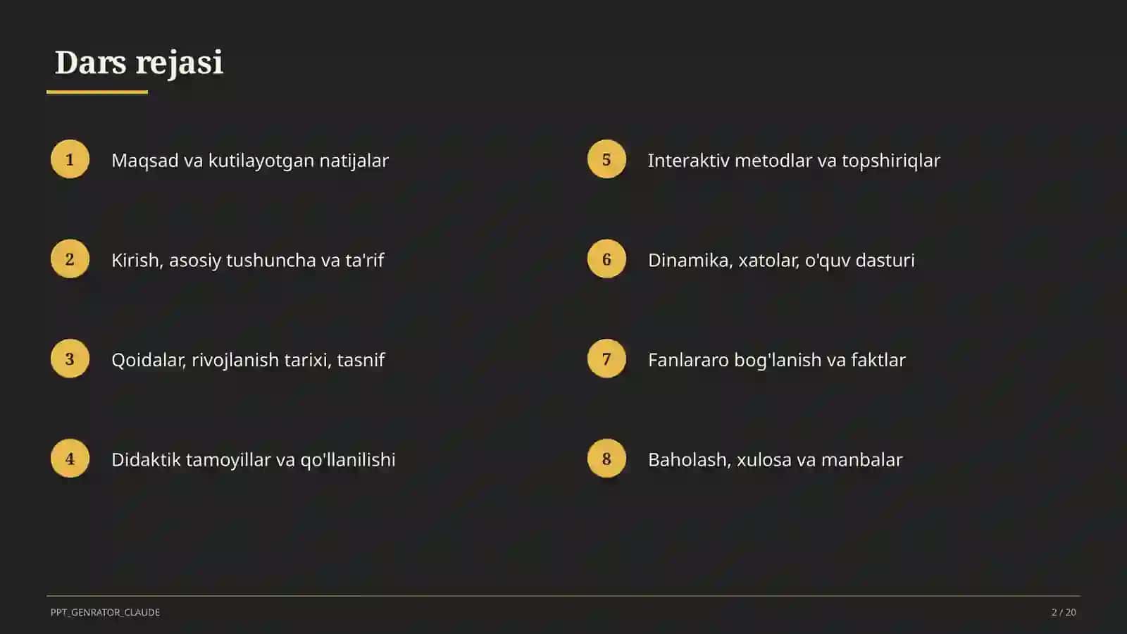 Son turkumi: sanoq va tartib sonlar (6-sinf) 2