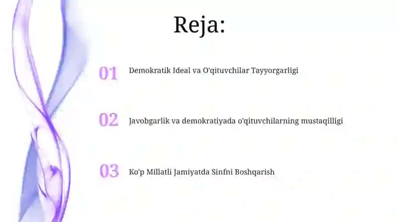Demokratik jamiyatda o'qituvchilik kasbi va unga qo'yiladigan talablar 2