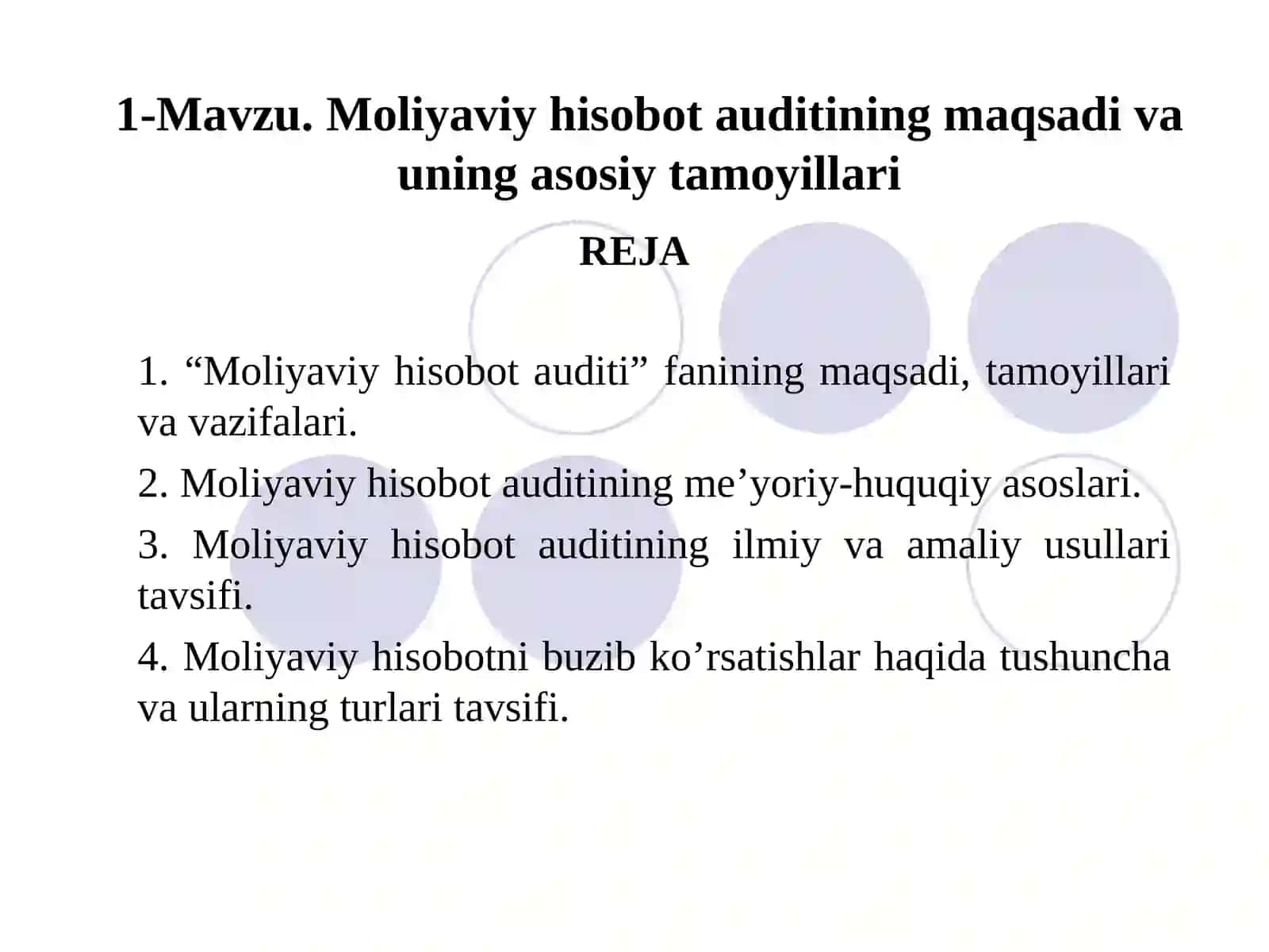 MOLIYAVIY HISOBOT AUDITIfani 2