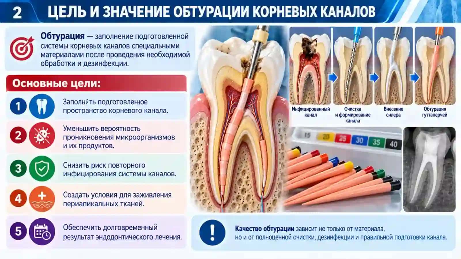 Материалы для постоянного пломбирования корневых каналов — Эндодонтия | Презентация PPTX 2