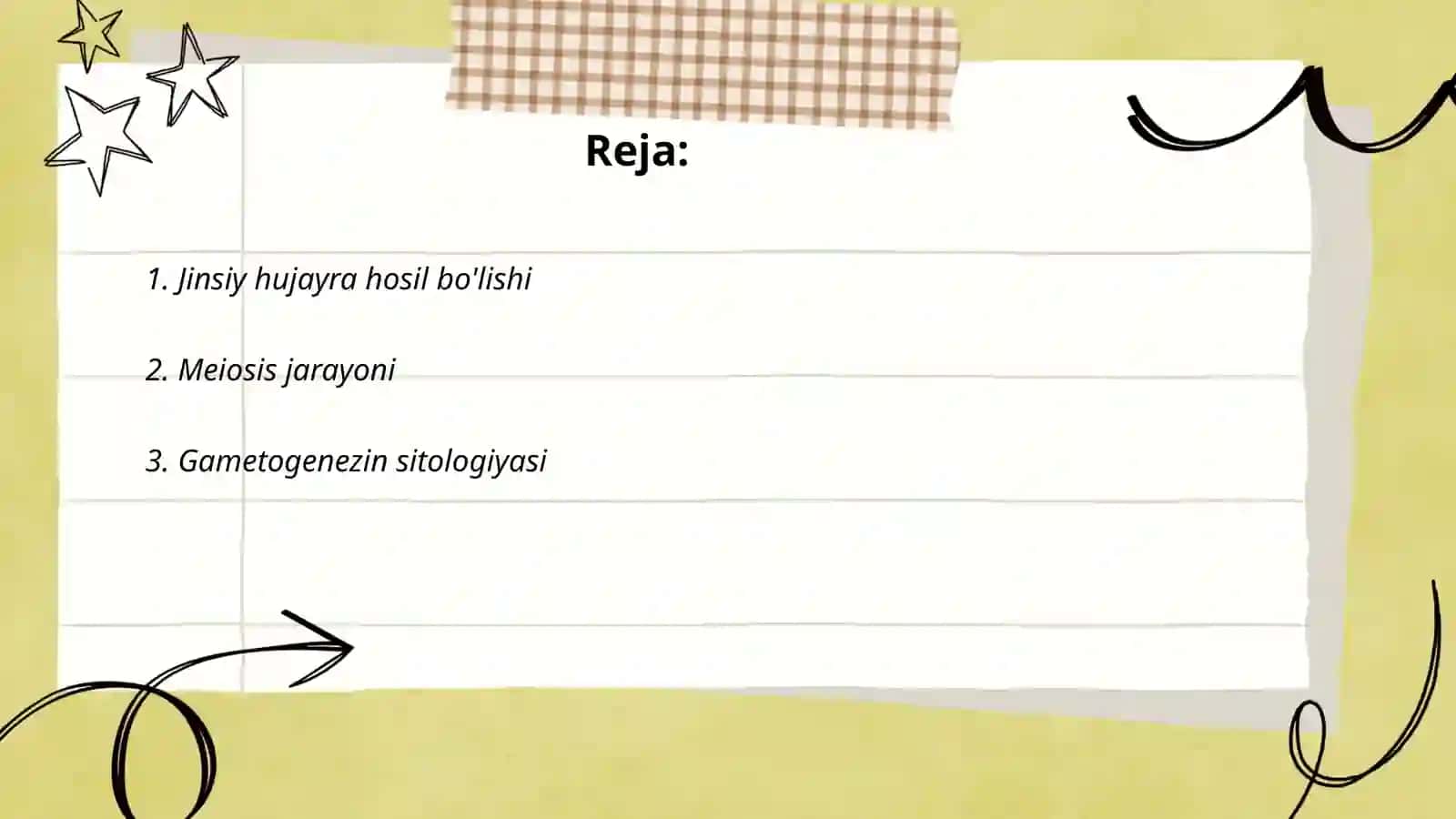 Jinsiy ko'payishining sitologik va biokimyoviy asoslari 2