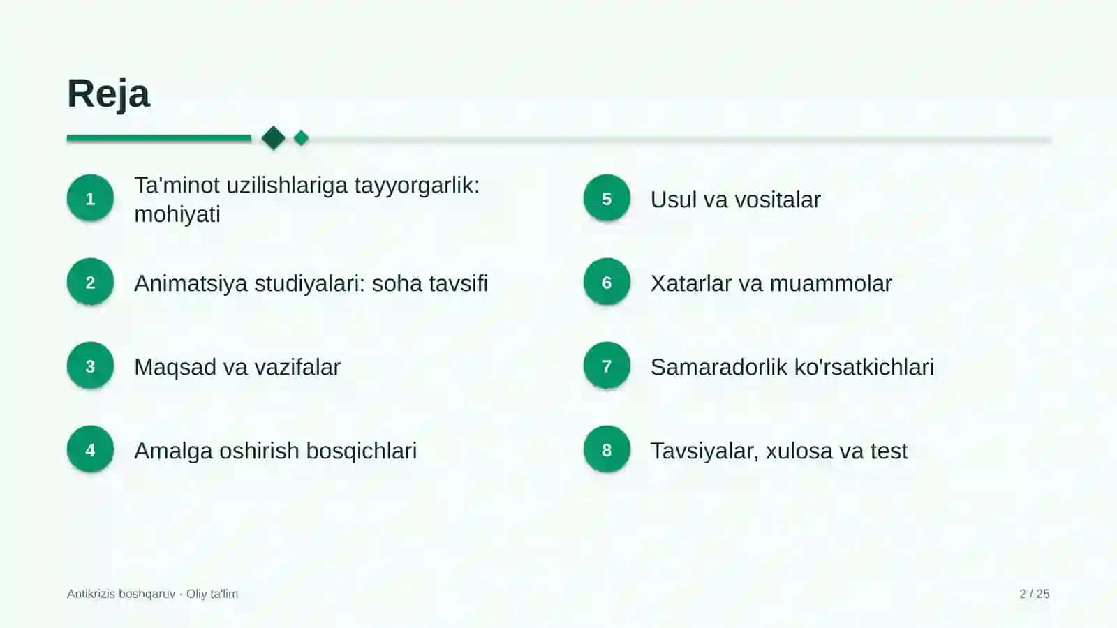 animatsiya studiyalarida ta'minot uzilishlariga tayyorgarlikni ta'minlash 9235 2