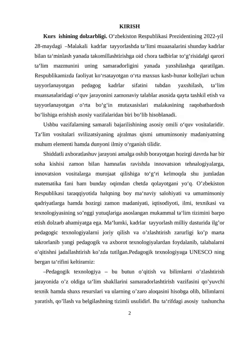 GEOMETRIYA MAVZULARIDA VIZUAL METODLARDAN FOYDALANISHNING AHAMIYATI 2