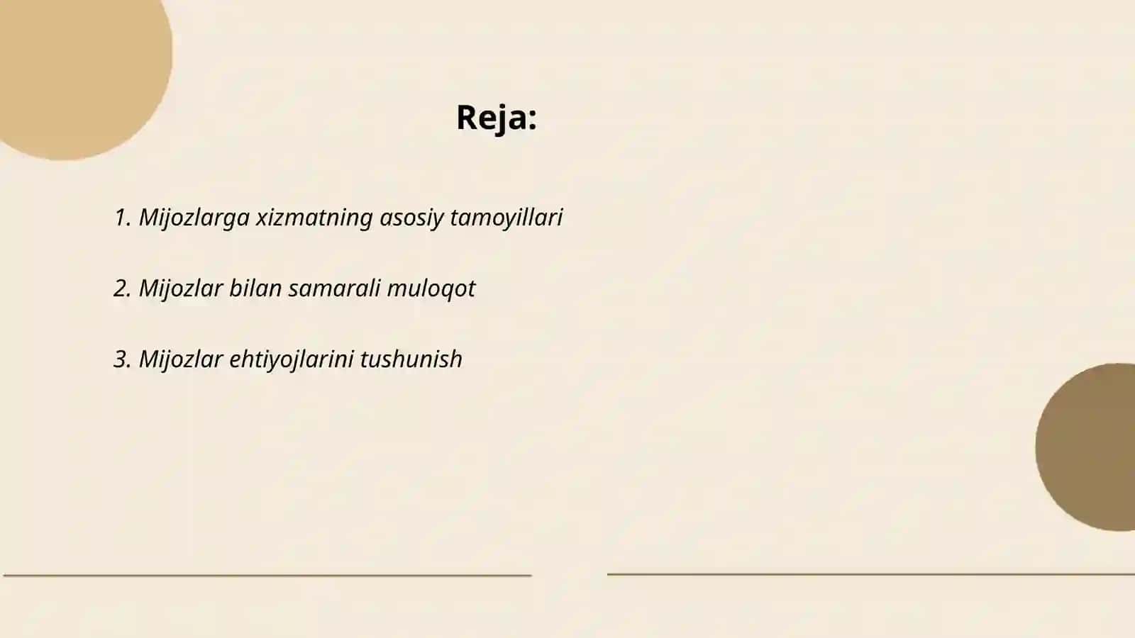 Biznesda mijozlarga xizmat kursatishning roli 2