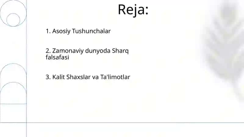 Sharq falsafasi 2