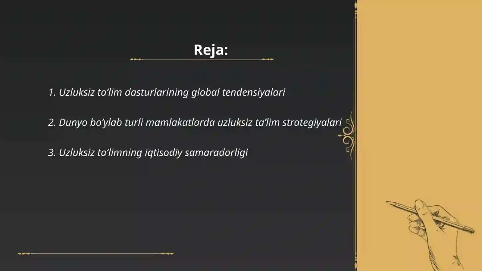 Uzluksiz Taʼlim Dasturlari 2