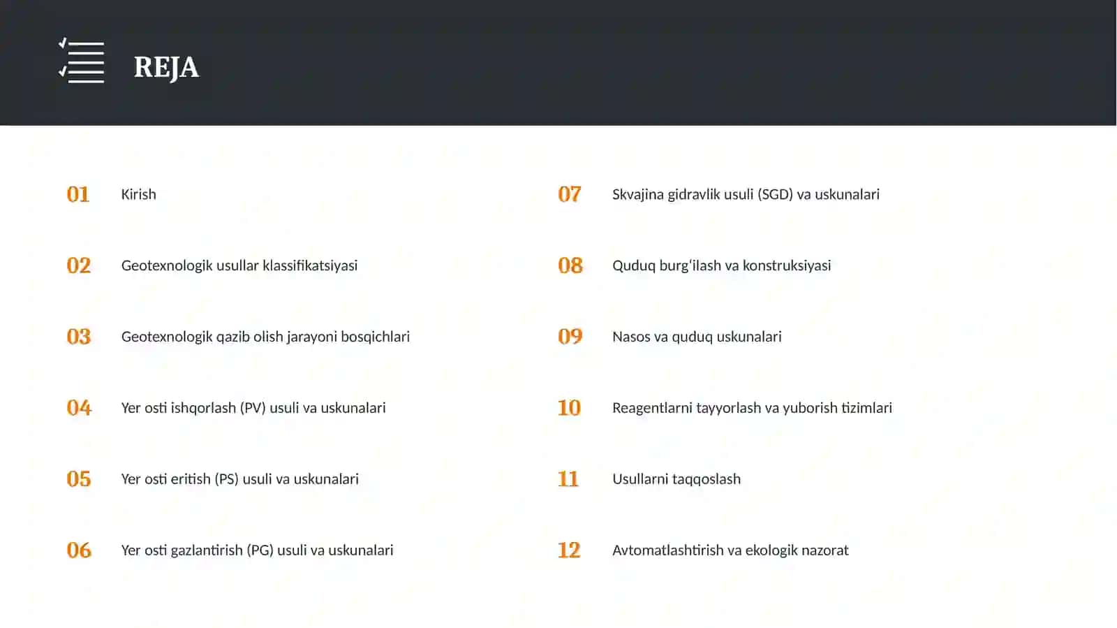 Konchilik mashinalari va komplekslari 2