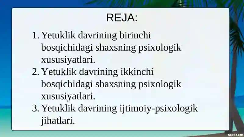 Yetuklik va keksalik davrining psixologik xususiyatlari 2