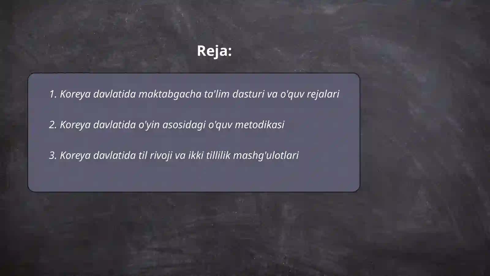Koreya davlatida maktabgacha ta'lim mashg'ulotlari 2