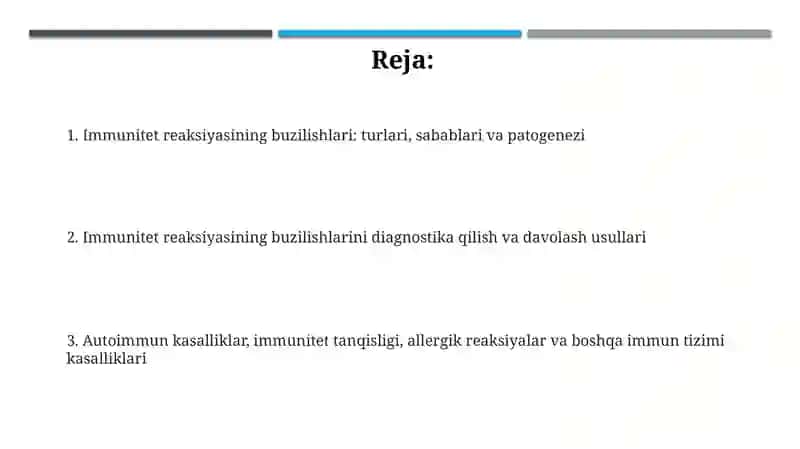 Organizmdagi immun javob buzilishlari 2