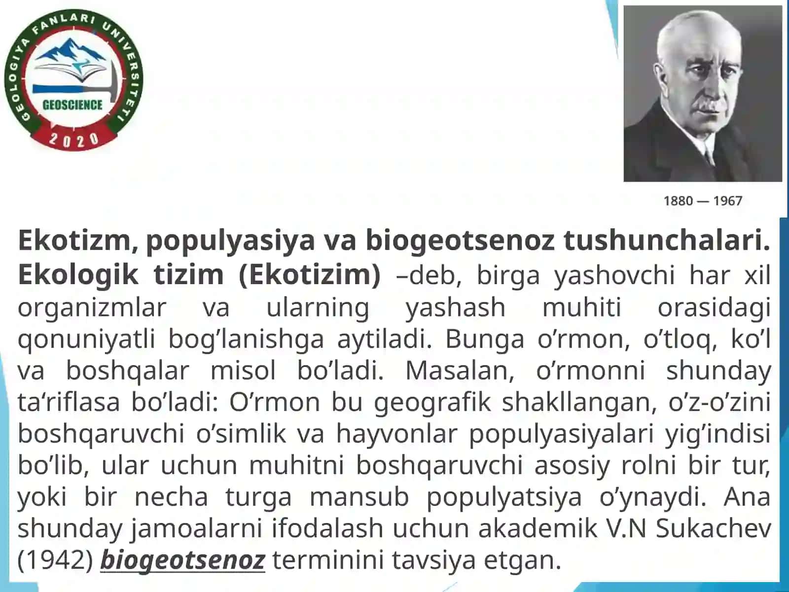 EKOLOGIK TIZIMLAR 2