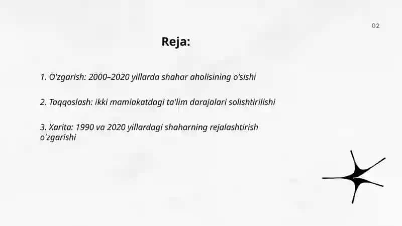 IELTS Task 1 Writing: Shahar aholisining o'sishi 2