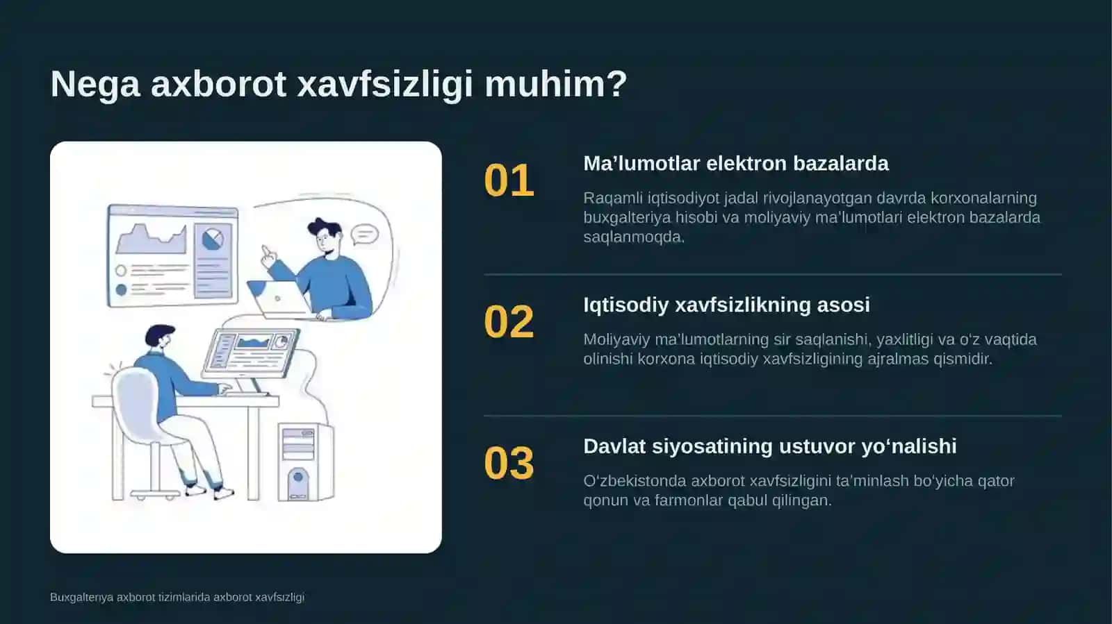Buxgalteriya axborot tizimlarida axborot xavfsizligini ta’minlash usullari 2