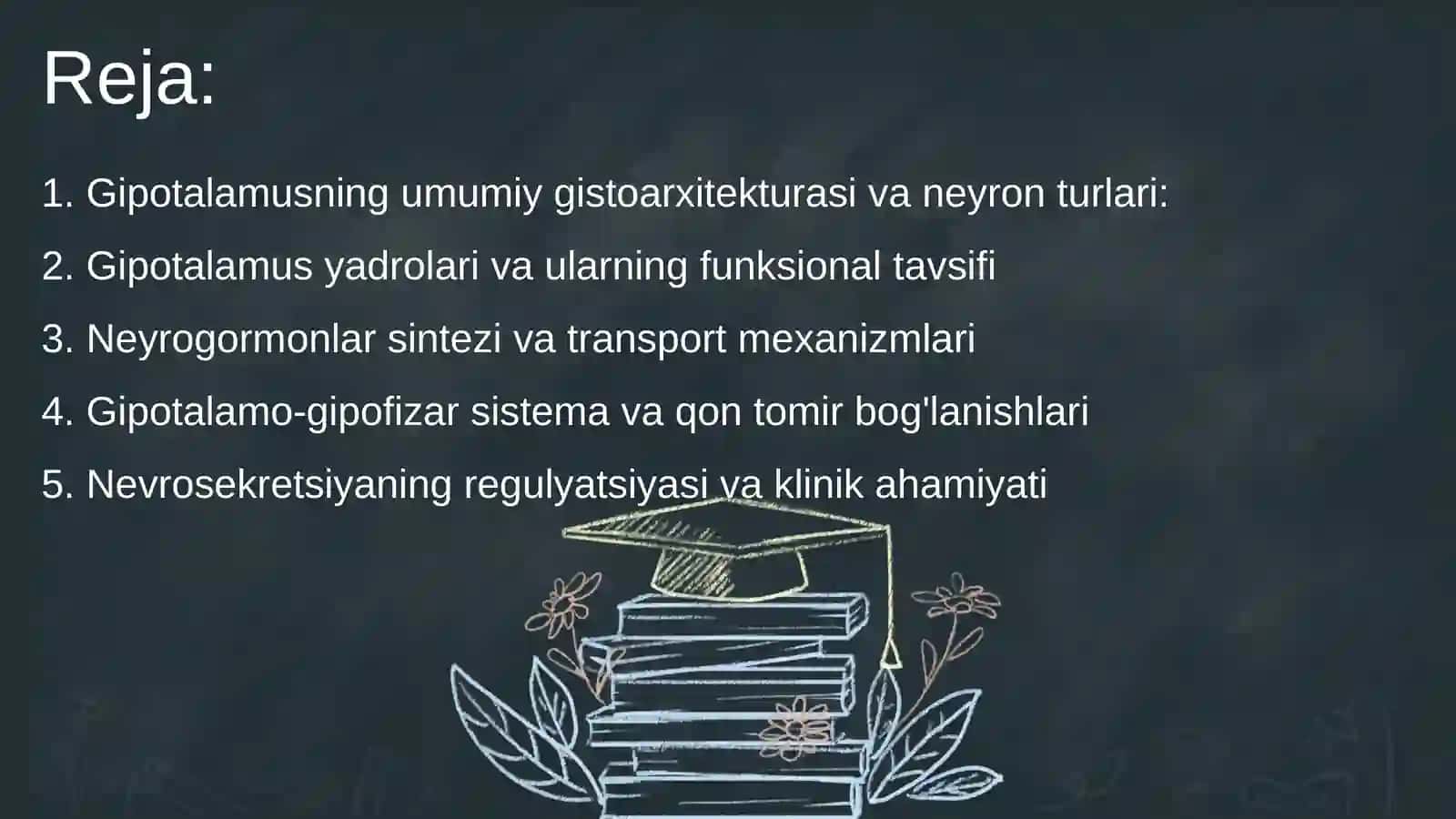 Gipotalamus neyrosekretsiyasining strukturaviy asoslari 2