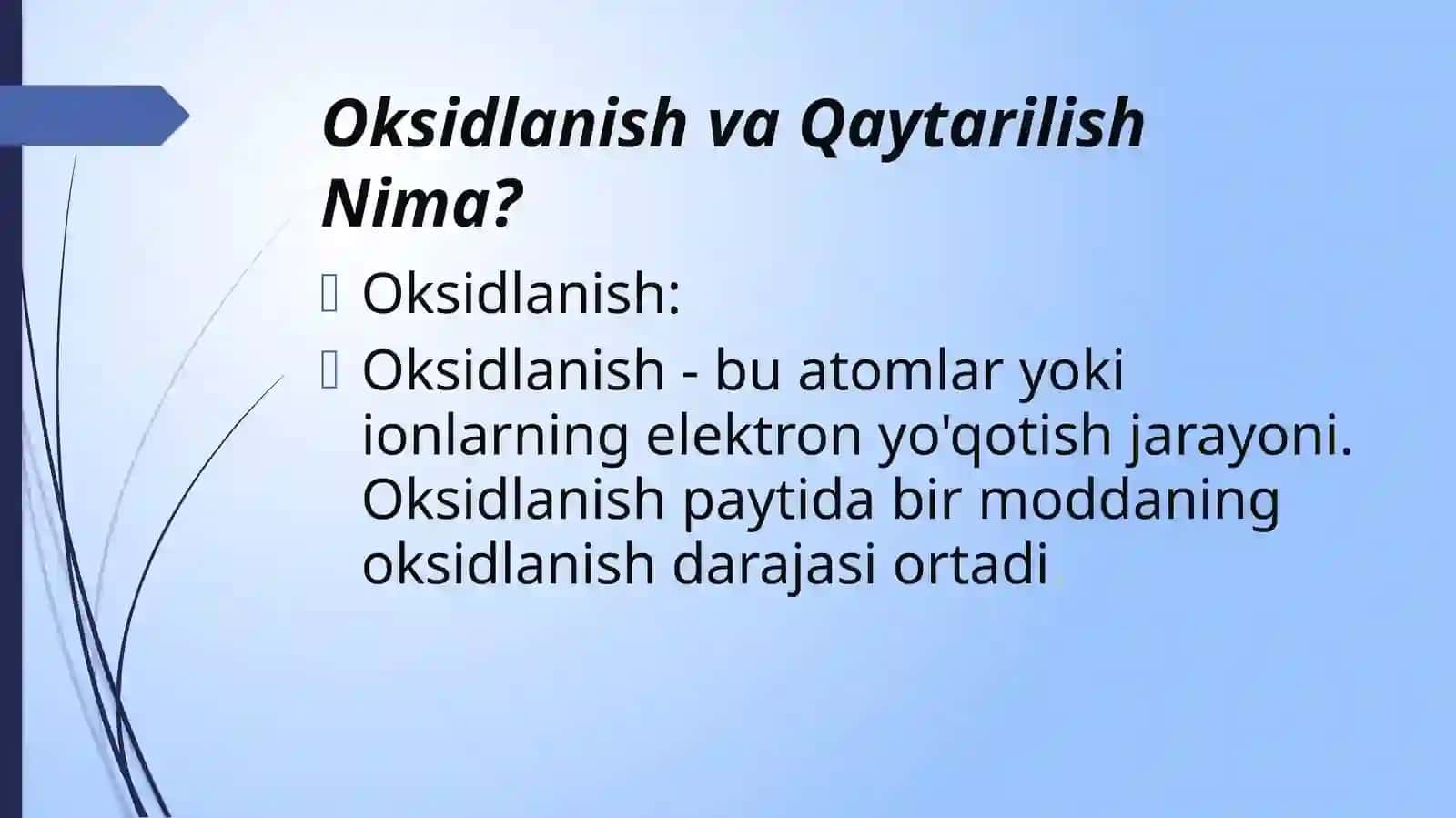 Oksidlanish Qaytarilish Reaksiyalari 2