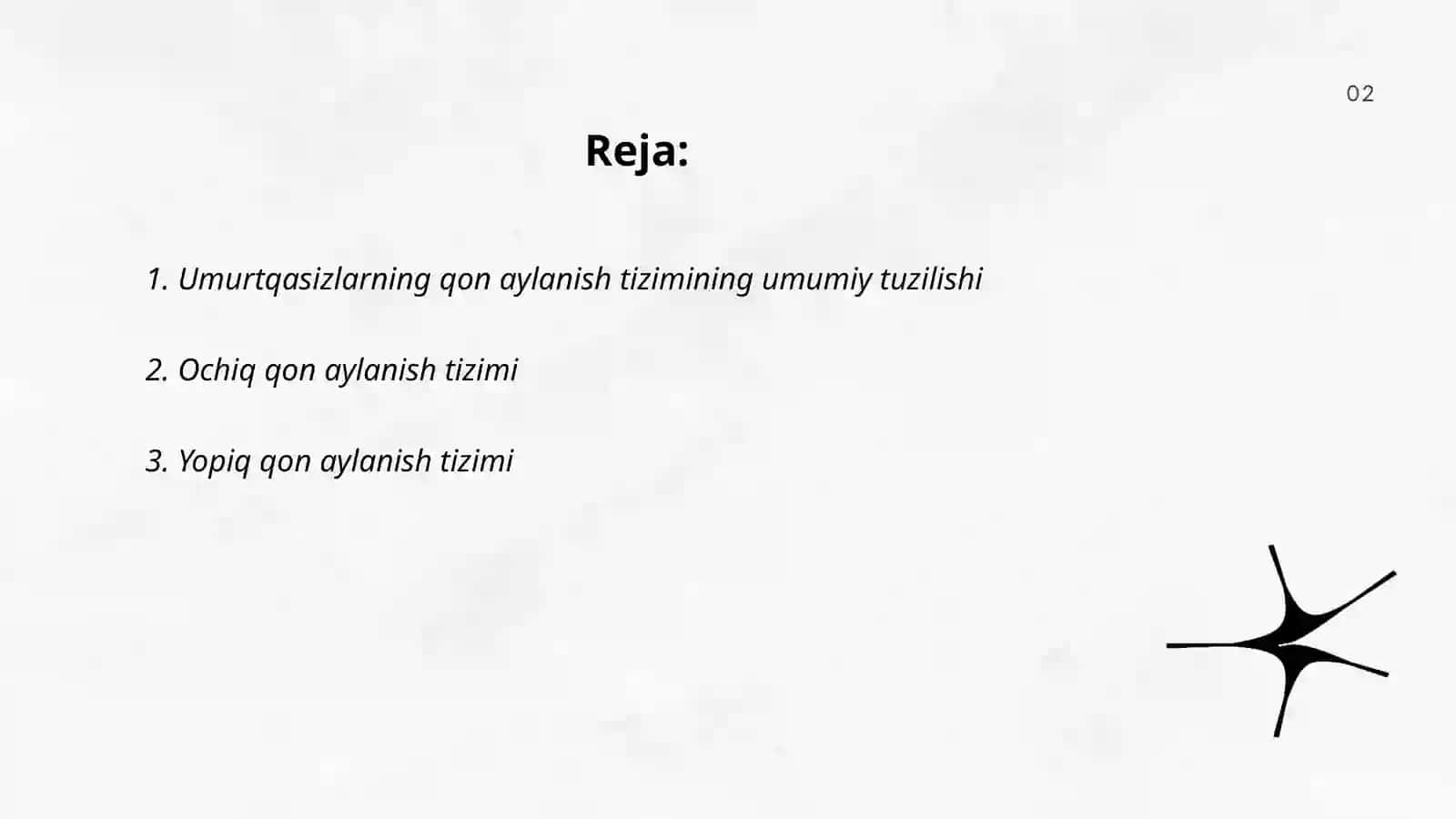 Umurtqasizlarning qon aylanish sestemasi 2
