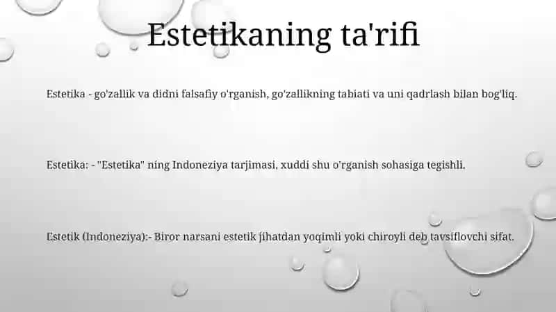 Estetika 2