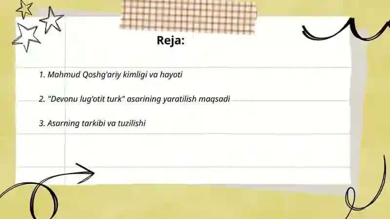 "Devonu lug'otit turk" asarı 2
