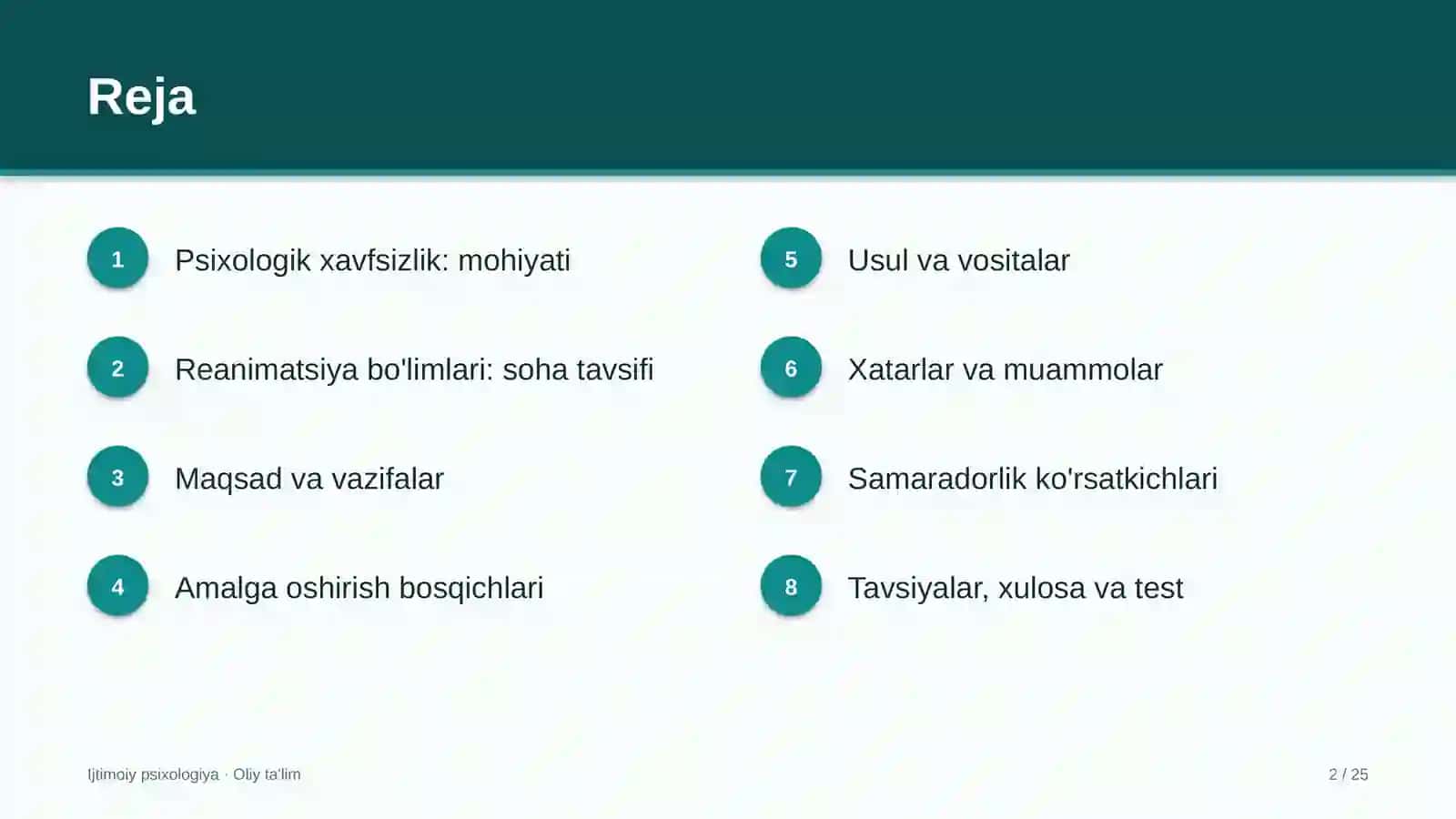 reanimatsiya bo'limlarida psixologik xavfsizlik 2205 2