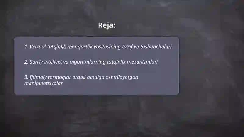 Vertual tutqinlik- manqurtlik vositasi 2