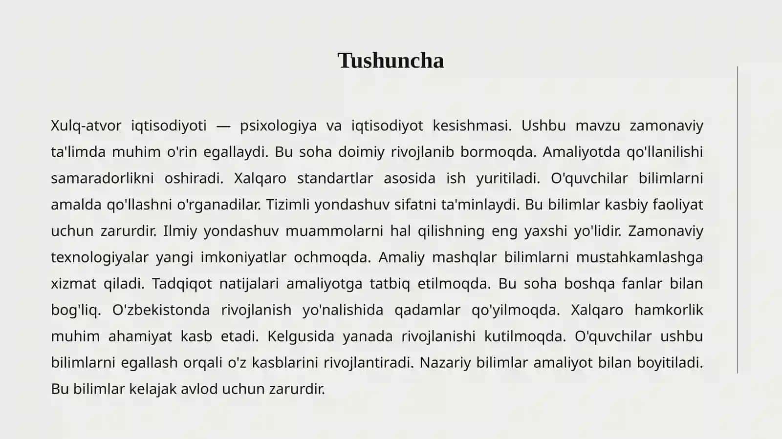 XULQ-ATVOR IQTISODIYOTI 2