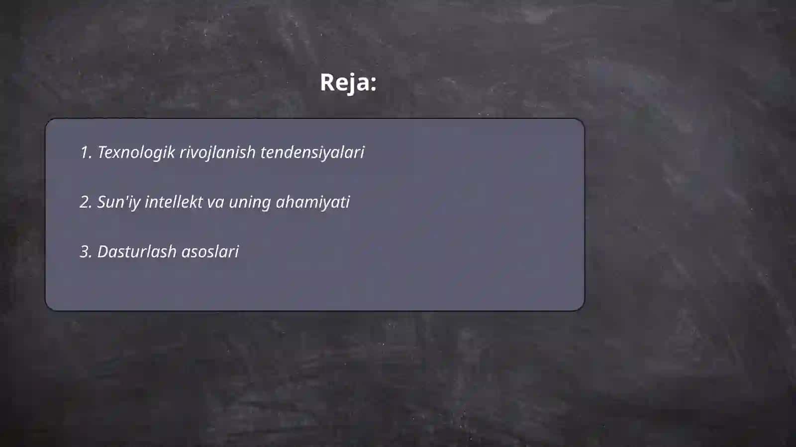 Texnalogiyalar Abdumutalibov Asliddin 2