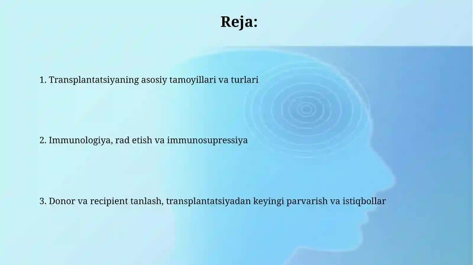 Transplantatsiya: Tarix va Huquq 2