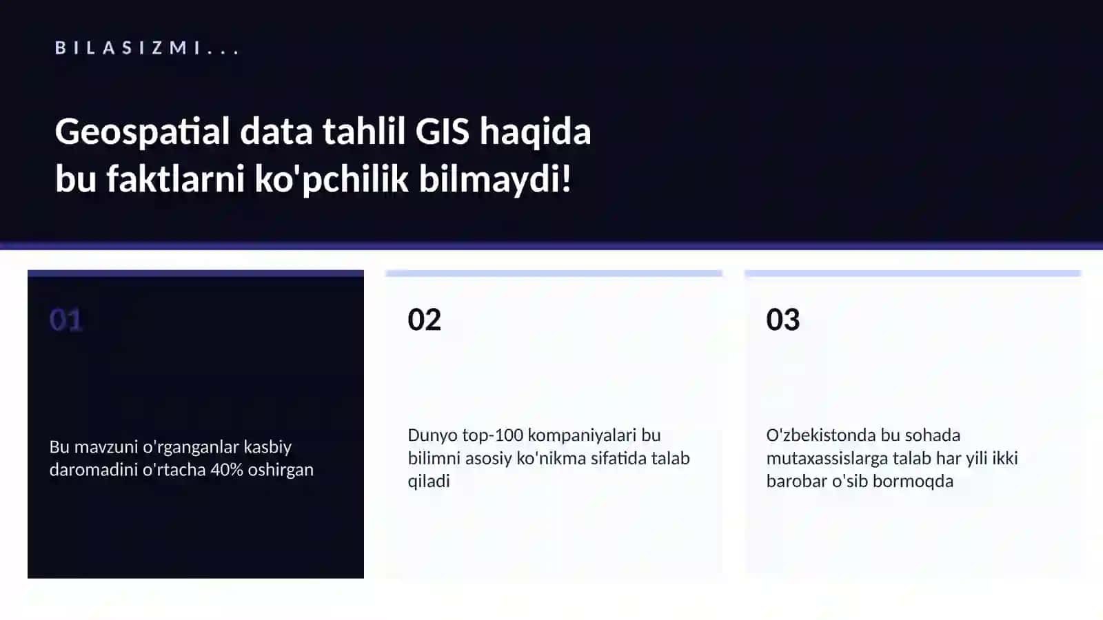 Geospatial data tahlil GIS 2