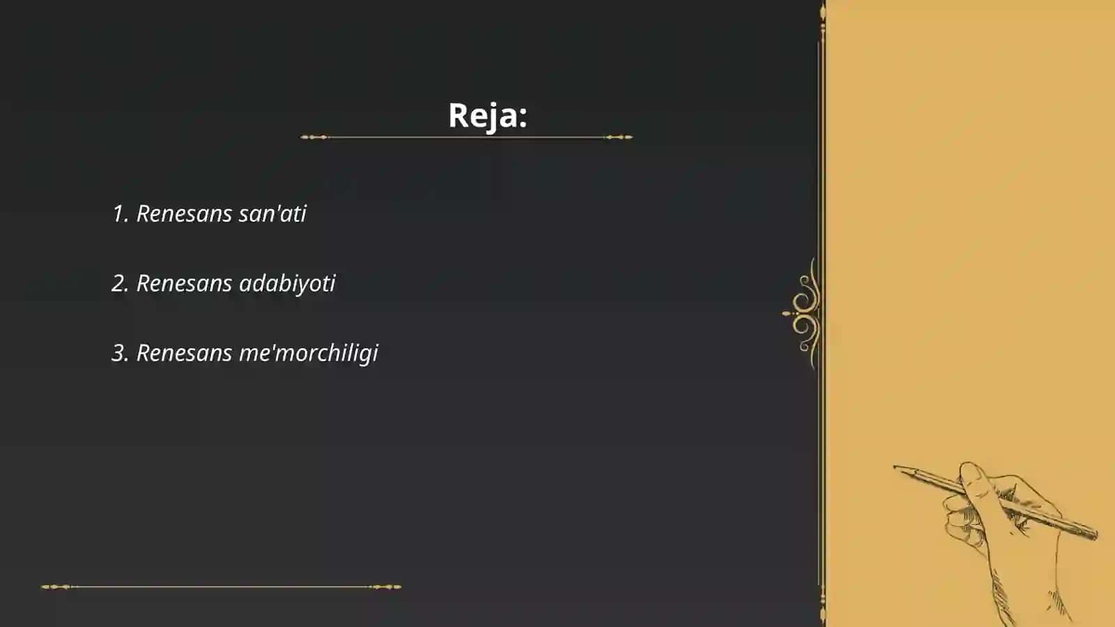 Renesans poydevori 2