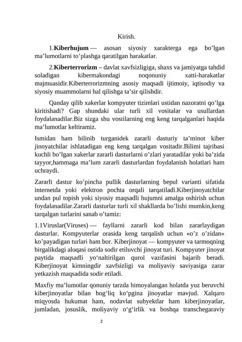 Kiberhujumlar 2