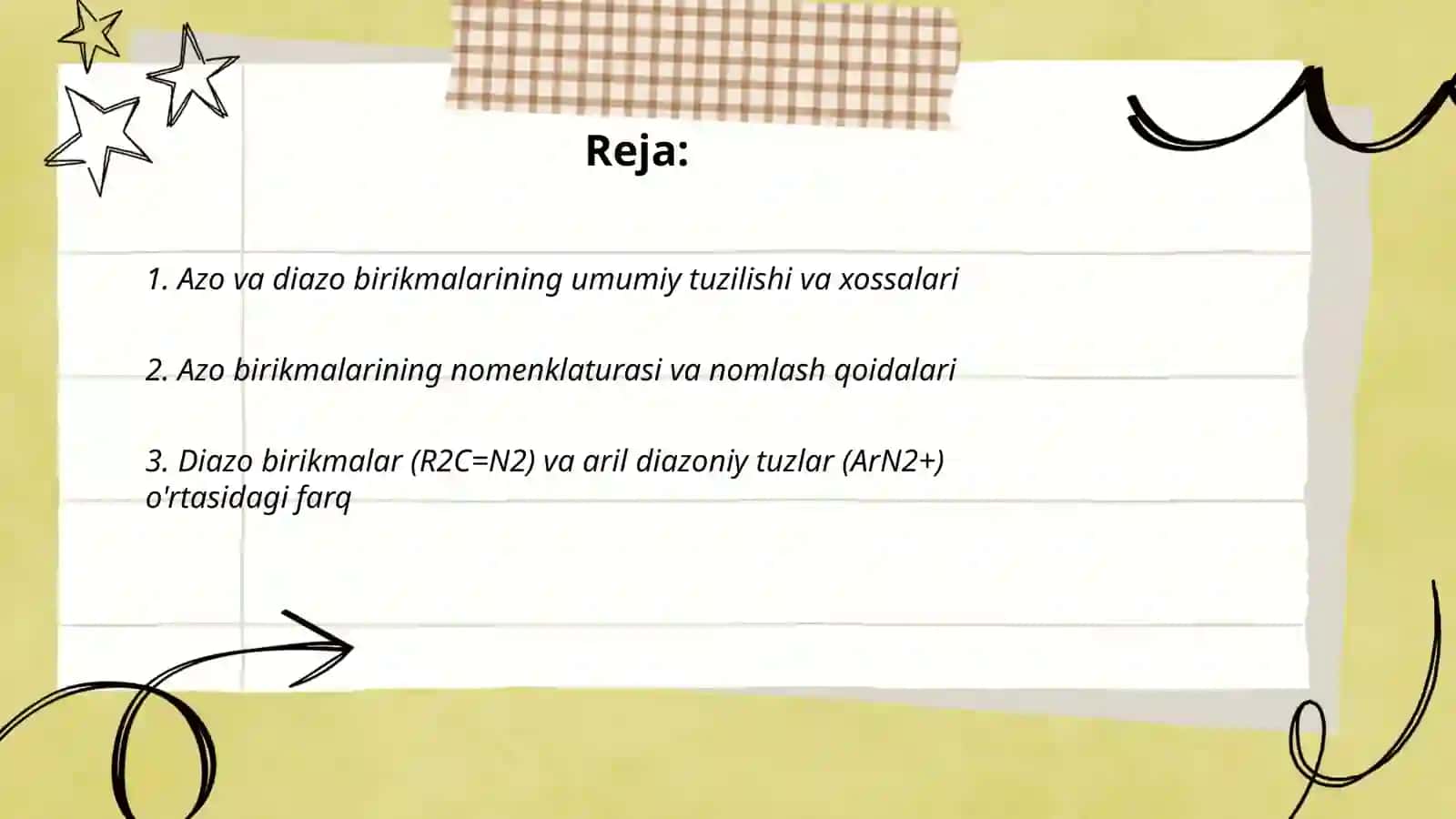 Azo va Diazo birikmalar 2