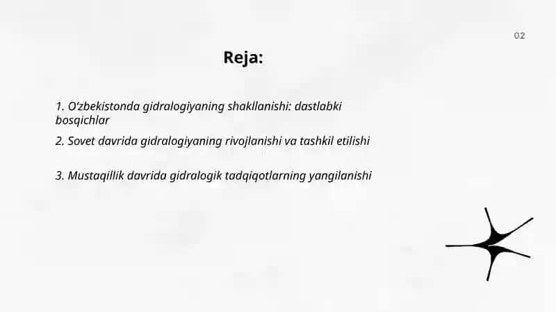 Oʻzbekistonda gidralogiyaning shakilanish bosqichlari 2