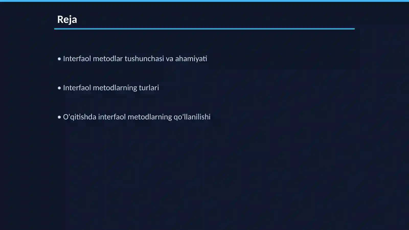 O'qitishda interfaol metodlar 2