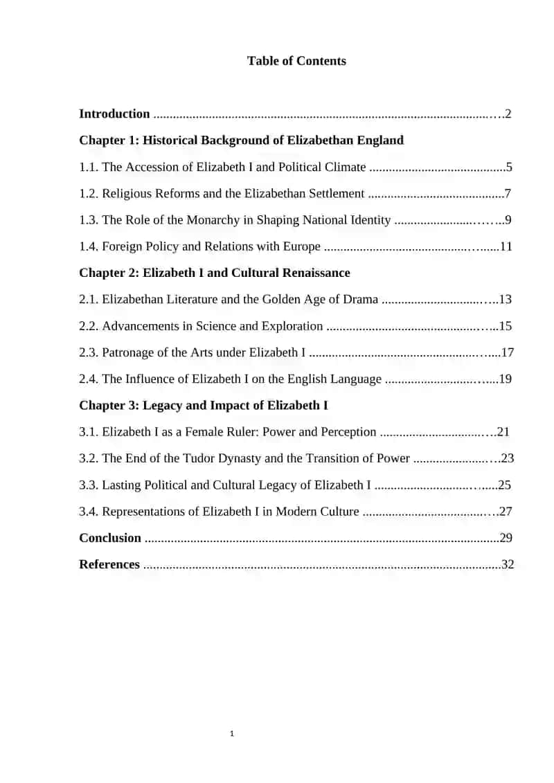 Elizabeth and England 2