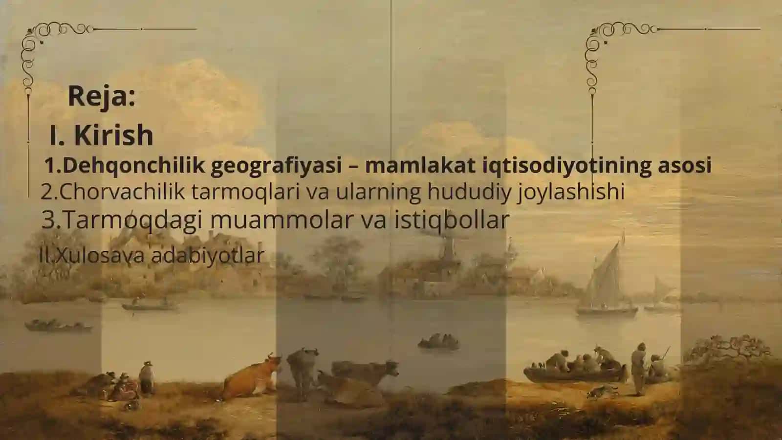 Oʻzbekiston qishloq xoʻjaligi (19ta slayd) 2