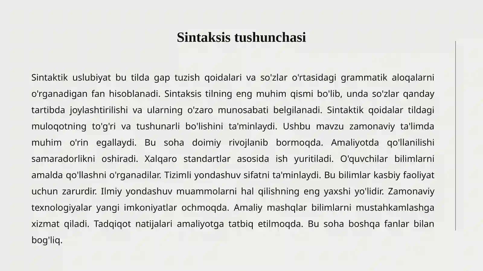 Sintaktik uslubiyat 2