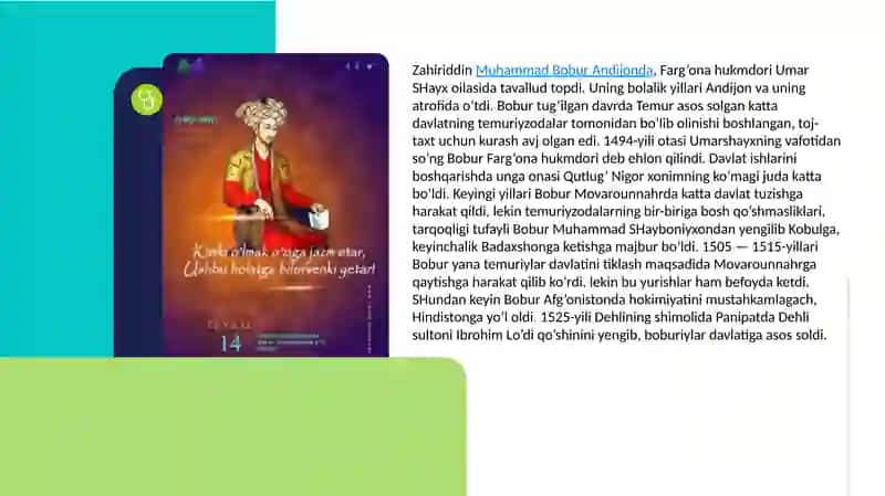 Zahiriddin Muhammad Boburning pedogagik fikrlari 2