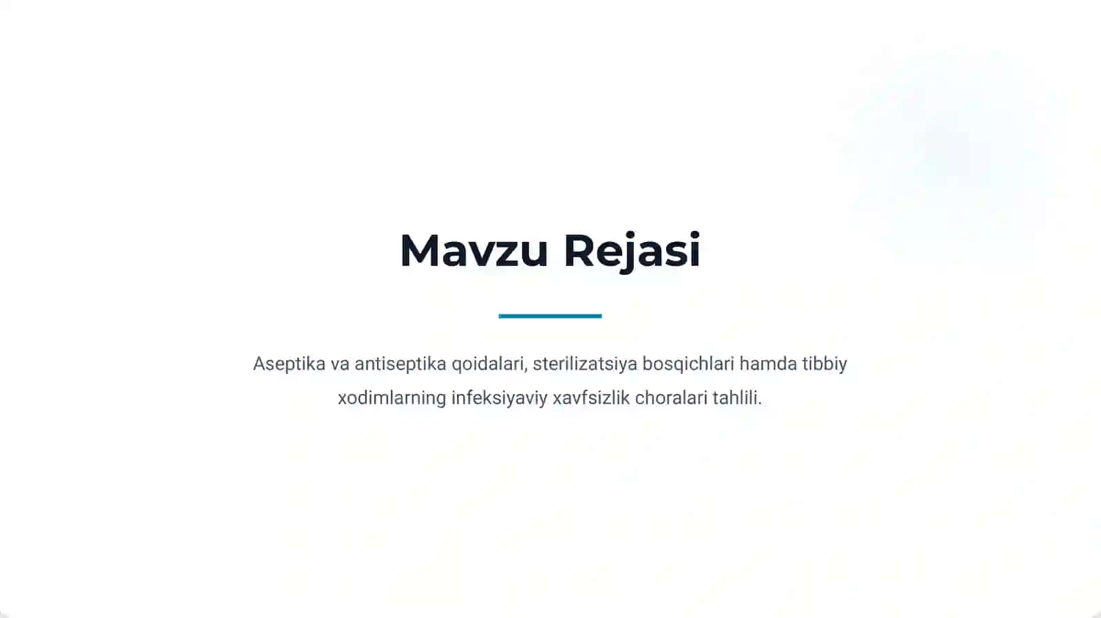 Kontakt va Implantatsion Infeksiya Profilaktikasi 2