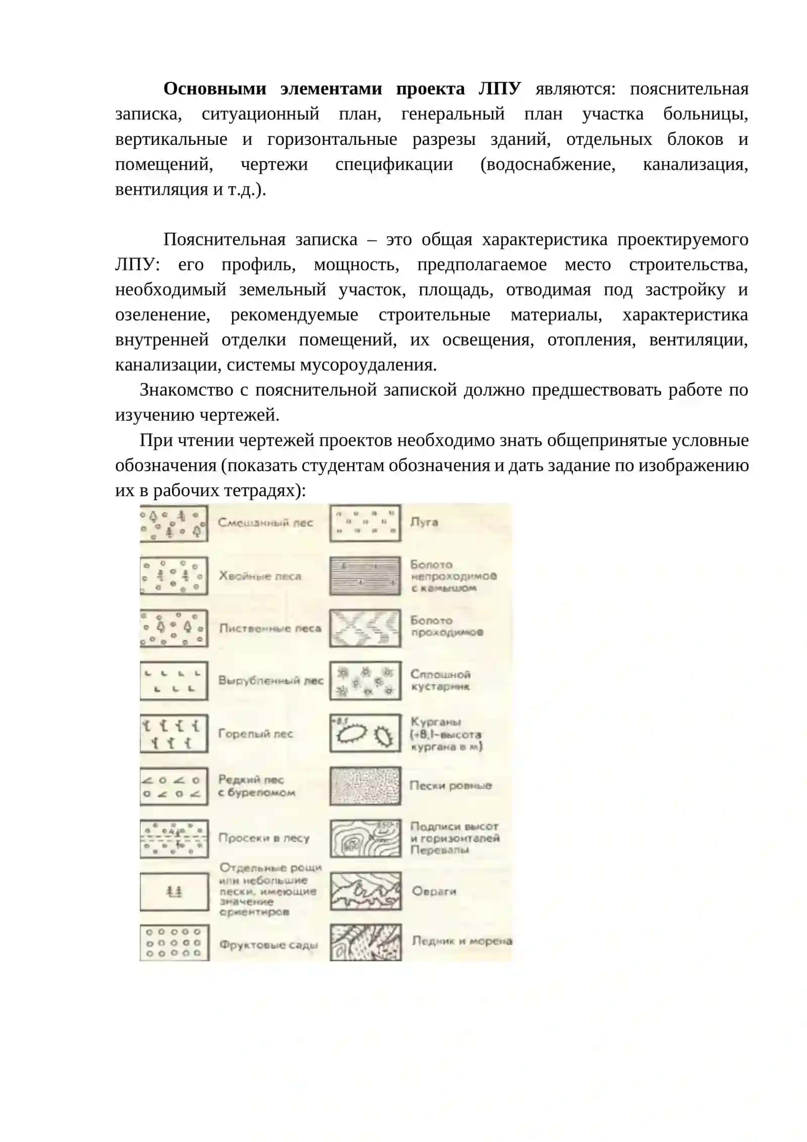 Гигиеническая оценка лечебно-профилактических учреждений по материалам проектов 2