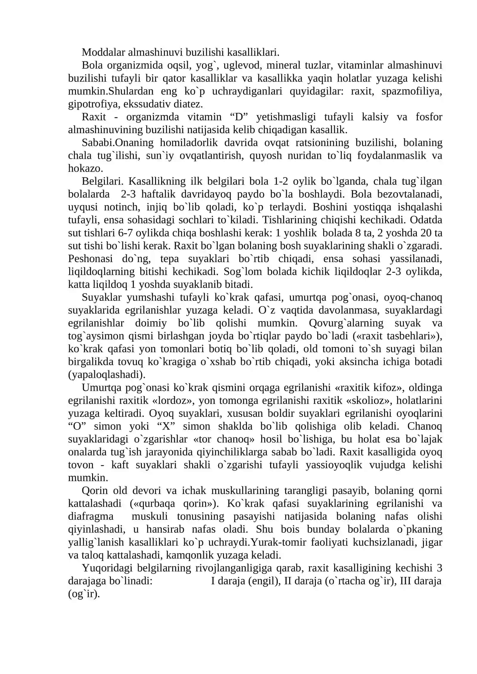 Moddalar almashinuvi buzilishi kasalliklari 2