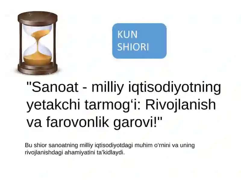 Sanoat - milliy iqtisodiyotning yetakchi tarmog‘i 2