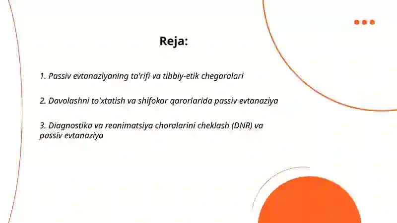 Tibbiy faoliyatda passiv evtanaziya muammosi 2