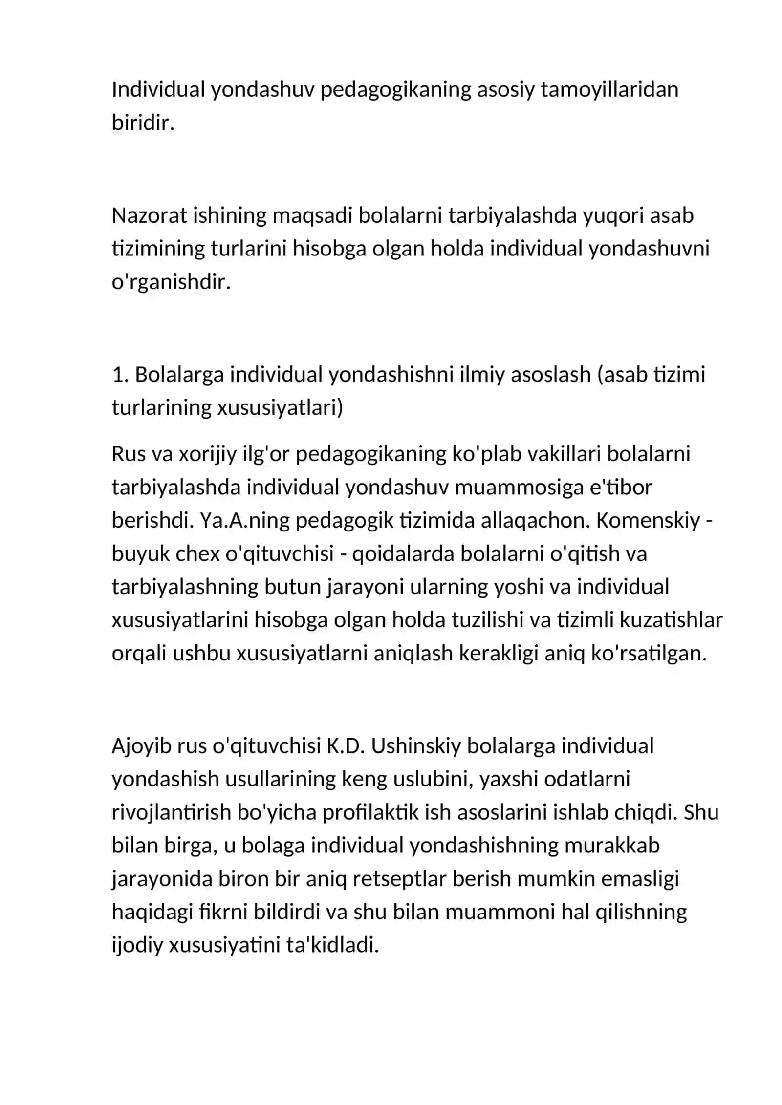 Tarbiyada individual yondashish muommosi 2