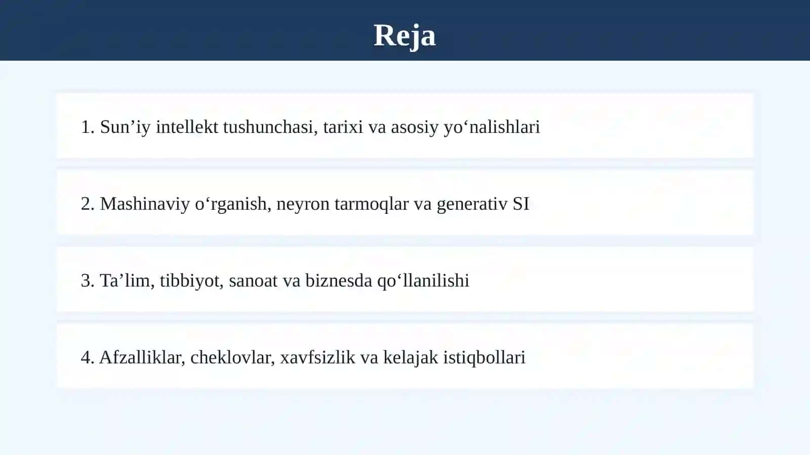 Sun’iy intellekt va uning zamonaviy hayotdagi o‘rni 2