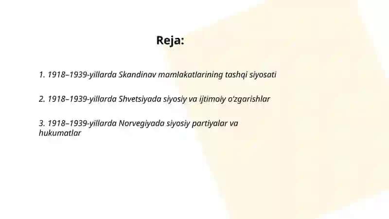 1918-1939-yillarda skandinavlar 2