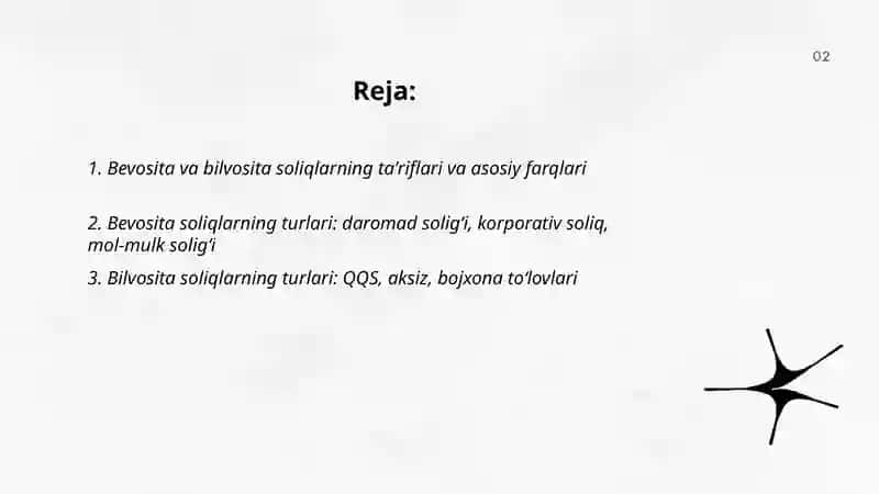 Bevosita va bilvosita soliqlar 2