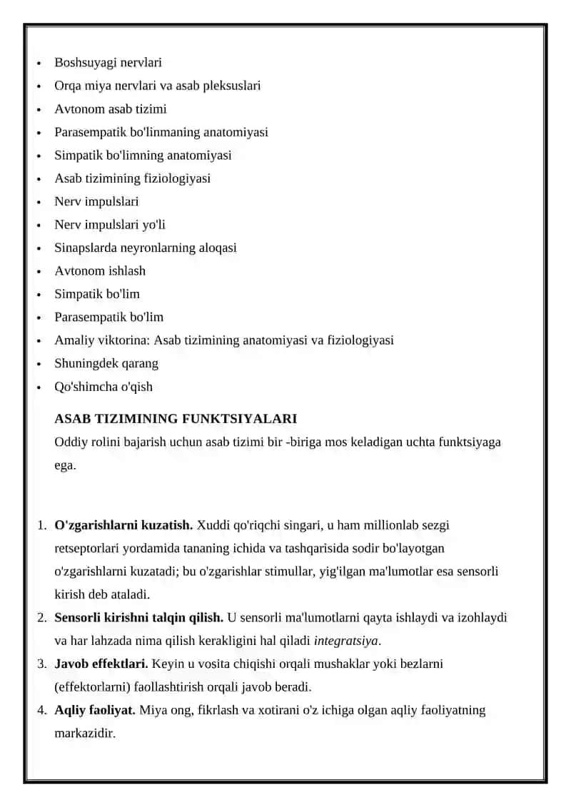 Asab tizimi patologik fiziologiyasi 2