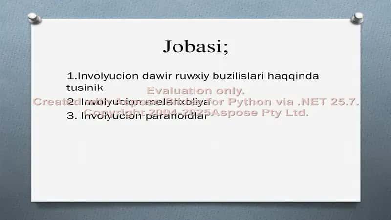 Involyucion psixozlar 2