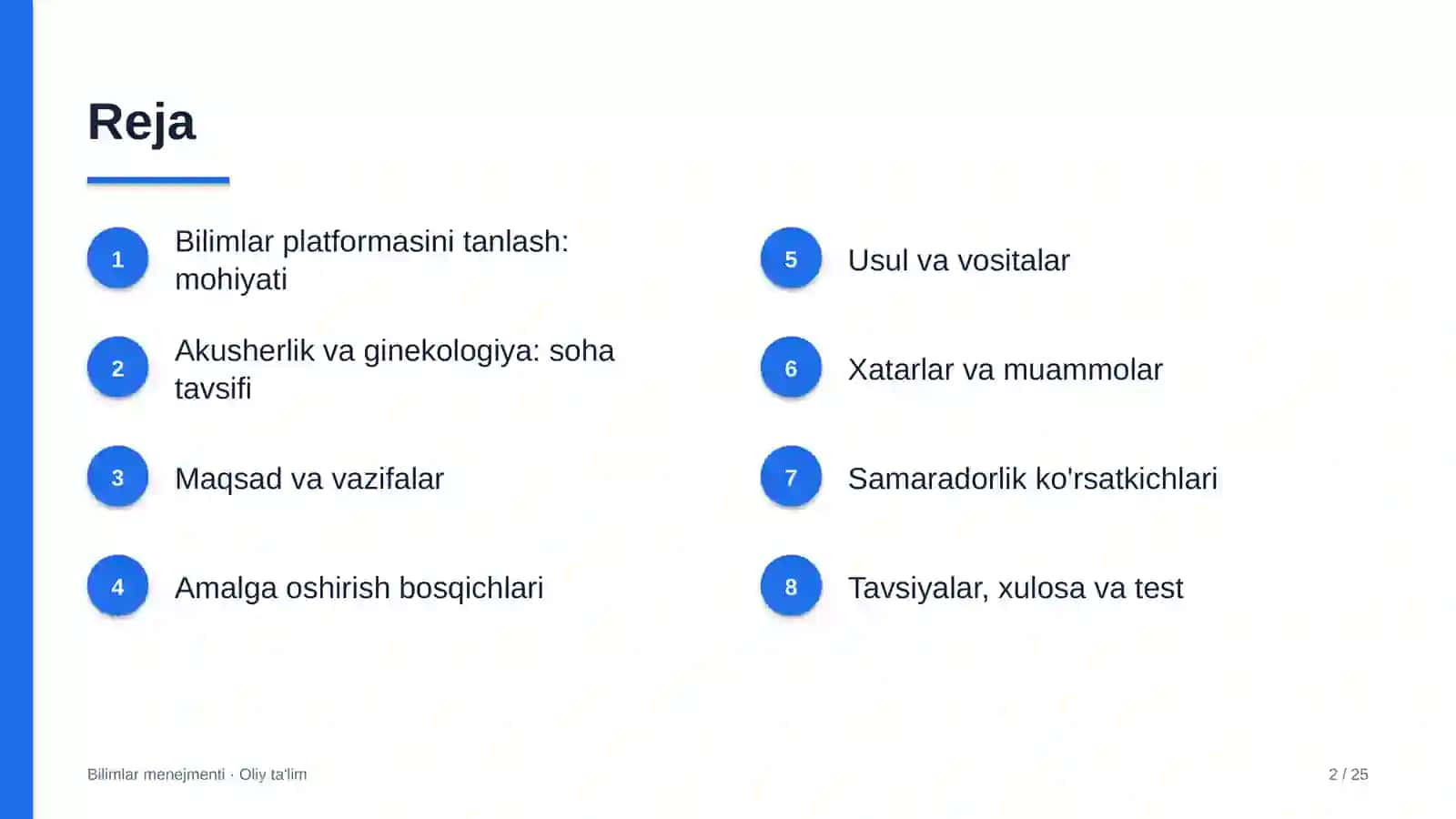 akusherlik va ginekologiyada bilimlar menejmenti uchun axborot platformasini tanlash 9277 2